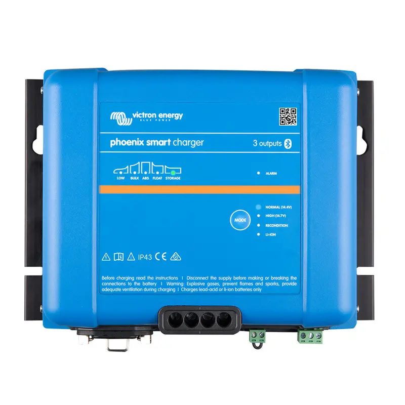 Victron Phoenix Smart Ip43 Charger 24V 25A (3-Output) – 120–240V Ac Input – Model Psc242553095 1