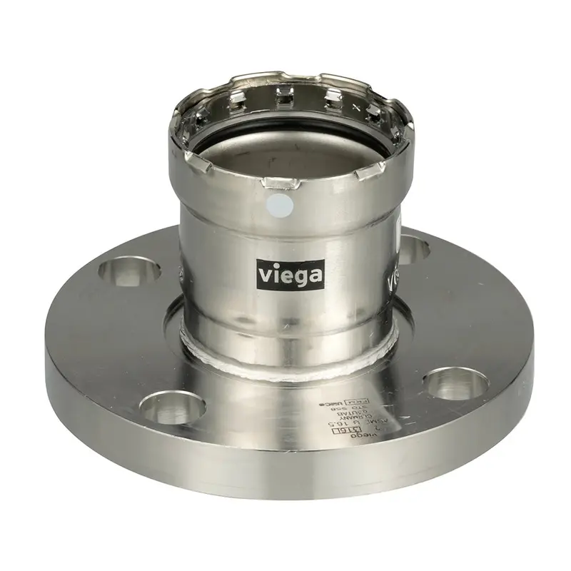 Viega 91195 Megapress 316 Stainless Steel Fkm 1.5" Flange 1