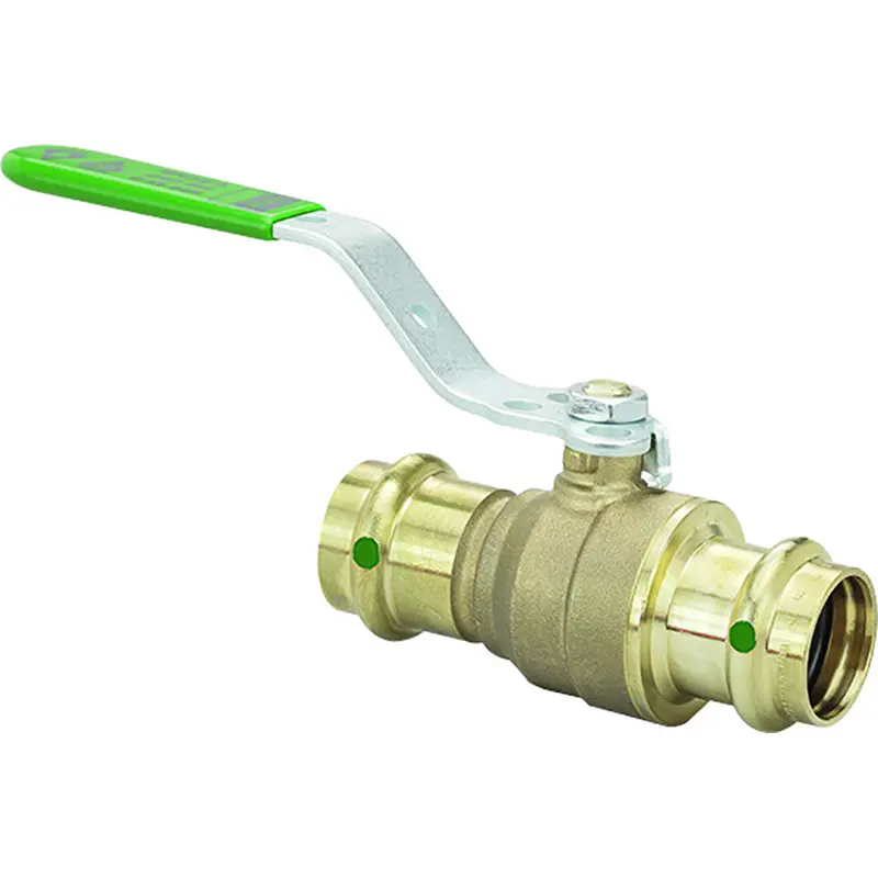 Viega Propress 1-Inch Zero-Lead Bronze Ball Valve With Stainless Steel Stem & Smart Connect (79933) 1