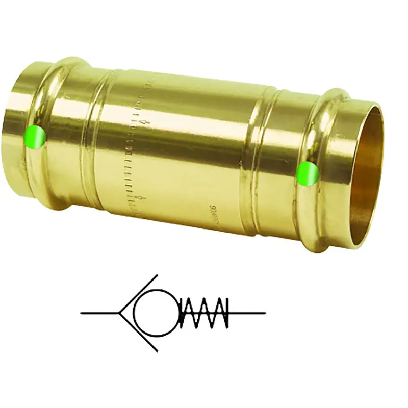 Viega Propress 3/4" Lead-Free Check Valve – Dual Press Connection & Smart Connect Technology (79040) 1