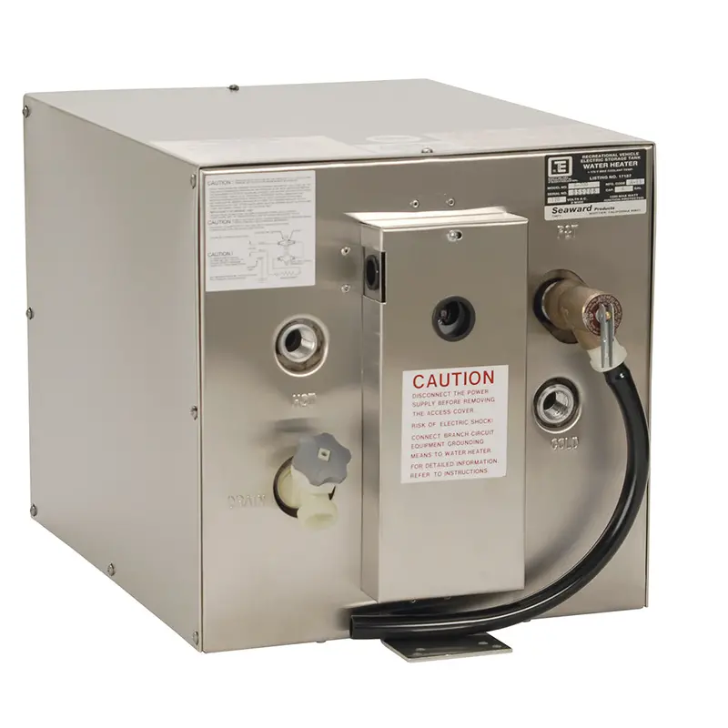 Whale Seaward 11-Gallon Stainless Steel Hot Water Heater – 120V Ac, 1500W 1