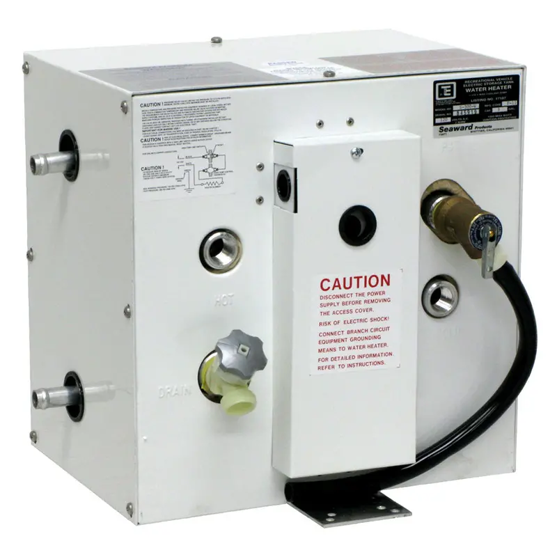 Whale Seaward S300W 3-Gallon Electric Hot Water Heater – 120V, 1500W, Side-Mount Heat Exchanger 1
