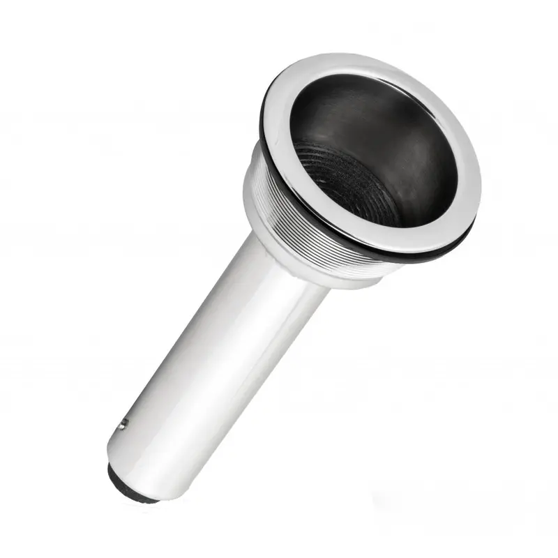 Whitecap 304 Stainless Steel Rod And Cup Holder – Low-Profile Design 1