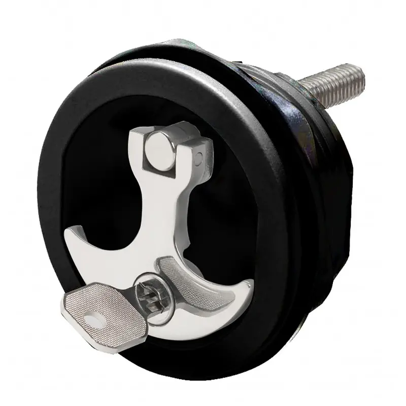 Whitecap S-1415Bc Compression Handle – Zamac Body With Black Nylon Locking Mechanism (Fresh Water Use Only) 1