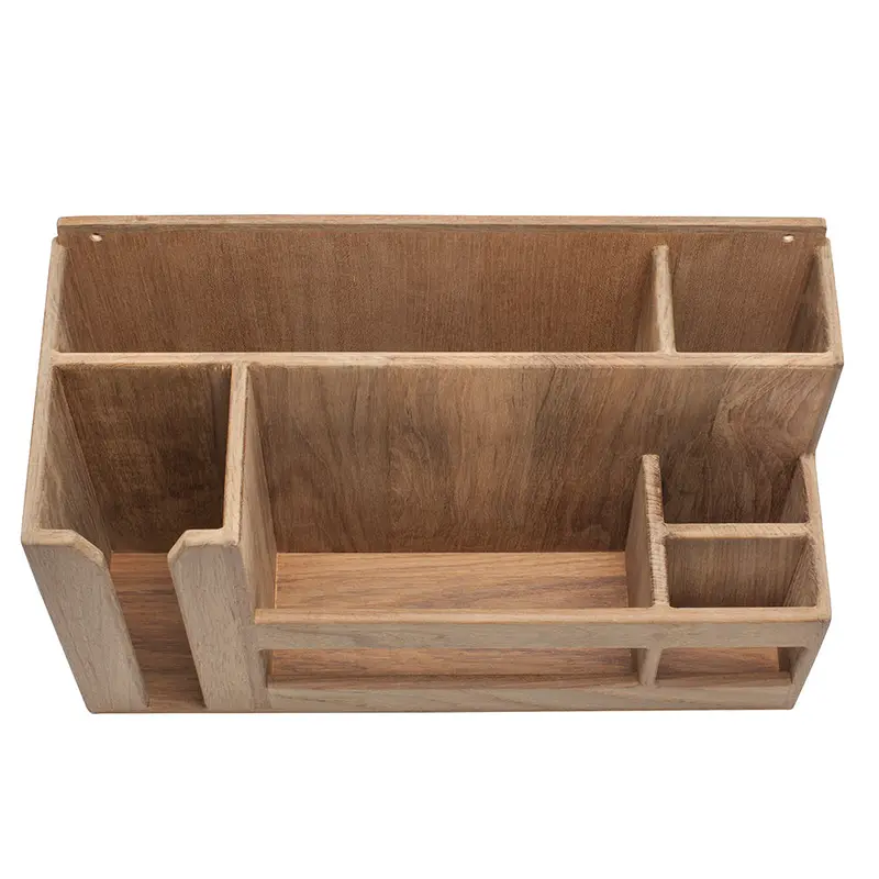 Whitecap Teak Multi-Use Counter Caddy For Dishes, Cups & Utensils [62404] 1