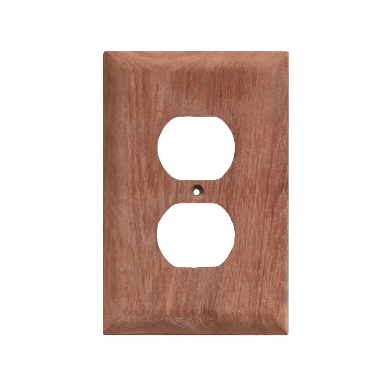 Whitecap Teak Standard Outlet Cover – Marine-Grade Receptacle Plate [60170] 1