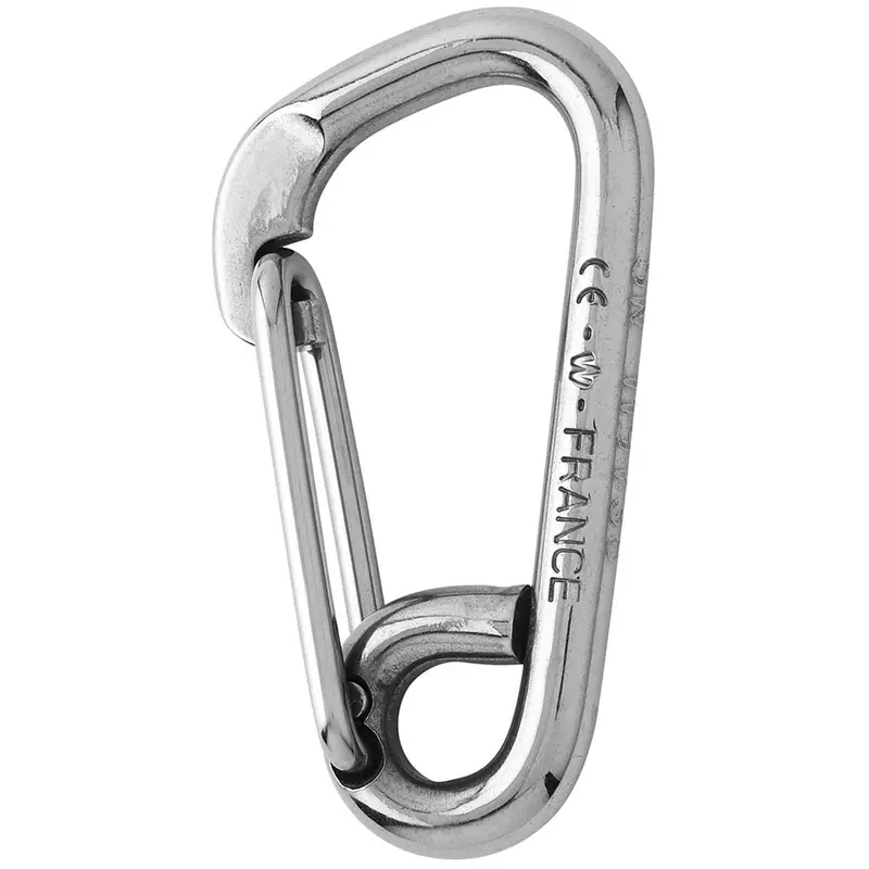 Wichard Asymmetric Carbine Hook – 100Mm (13/32-Inch) Lightweight Rigging Hook 1
