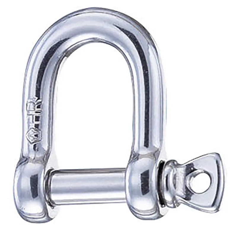 Wichard Hr D-Shackle – 14 Mm Diameter, 35/64" Pin, High-Resistance Stainless Steel (11207W) 1
