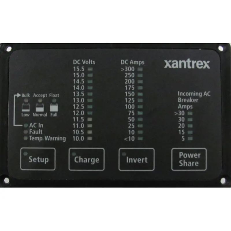 Xantrex Freedom Inverter/Charger Remote Panel – Fdm-12-25 Battery Status Display 1